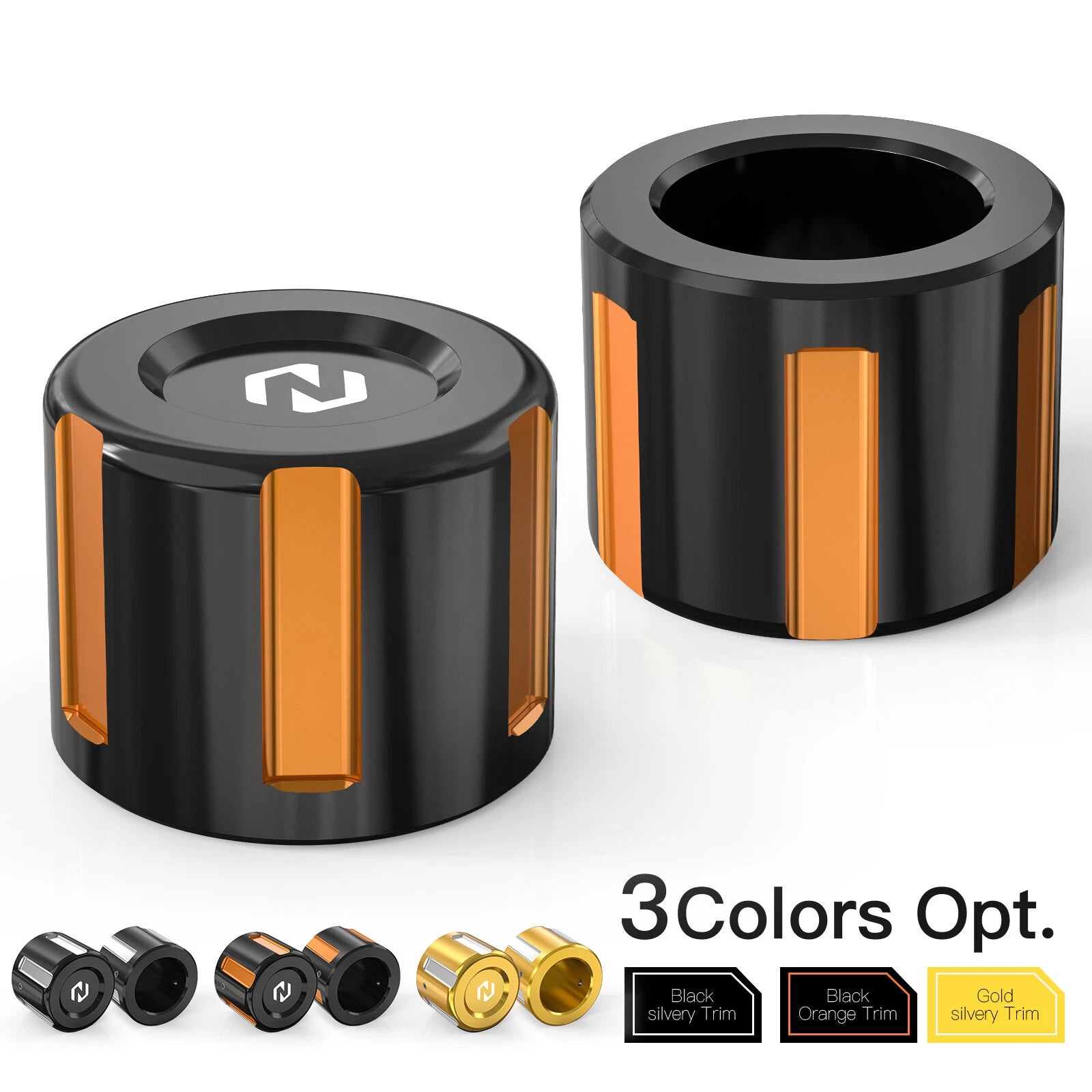 Pair Front Axle Cap Nut Covers for Harley Road Glide FLTR FLTRX (2015–2023)