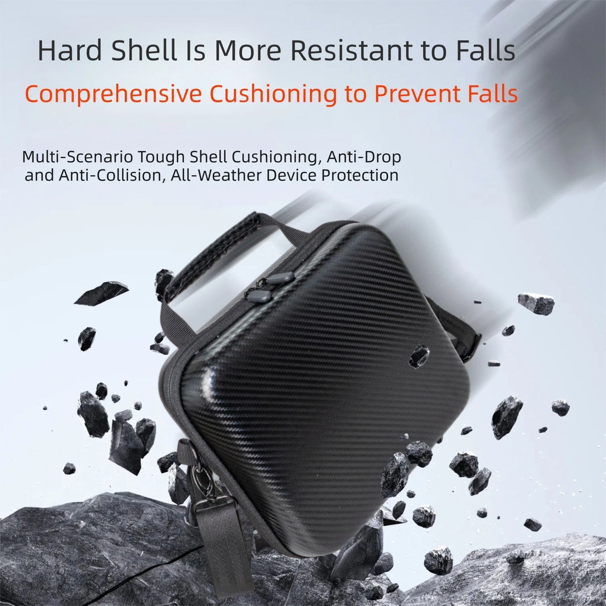 Waterproof EVA Hard Shell Bag for 8 Phones (Travel Organizer)