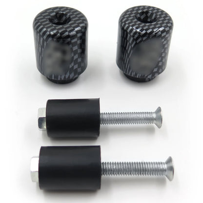 Carbon Bar Ends Weights Sliders for Yamaha YZF-R1 (1998–2012) Rubber