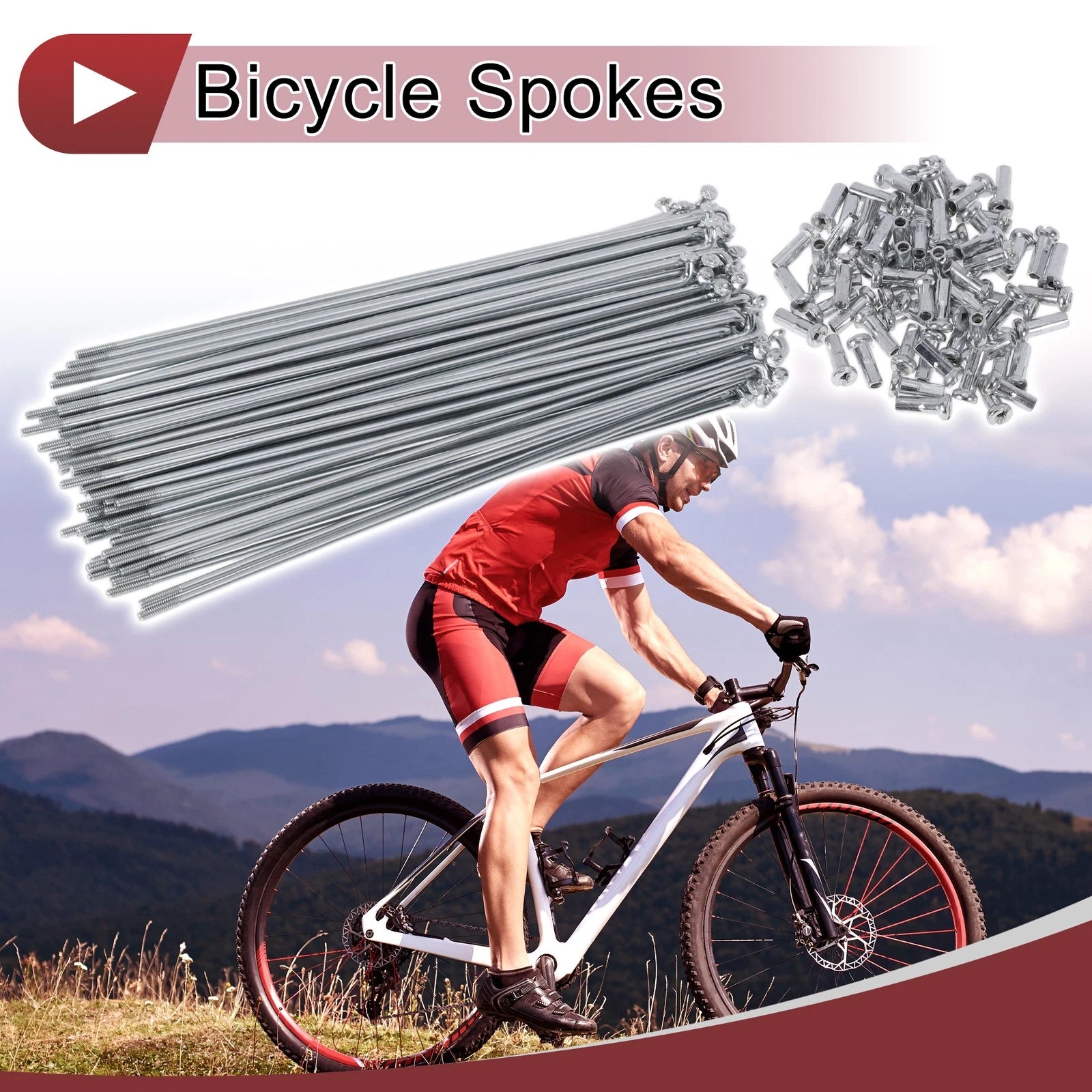 Bike Wheel Spokes Set 14G 145mm for Bicycle (2000–2026)