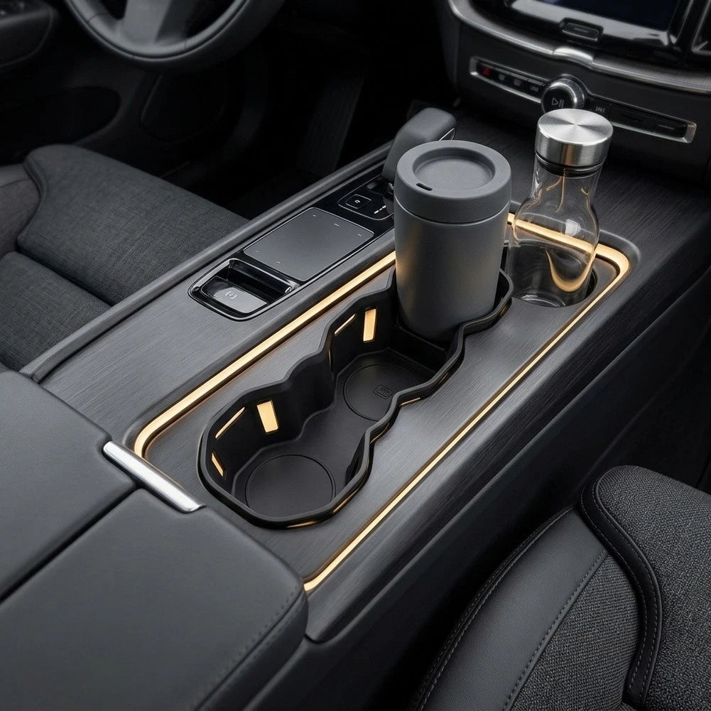Car Drink Coaster for XC60 (2018–2023) Center Console Insert Dust Resistant