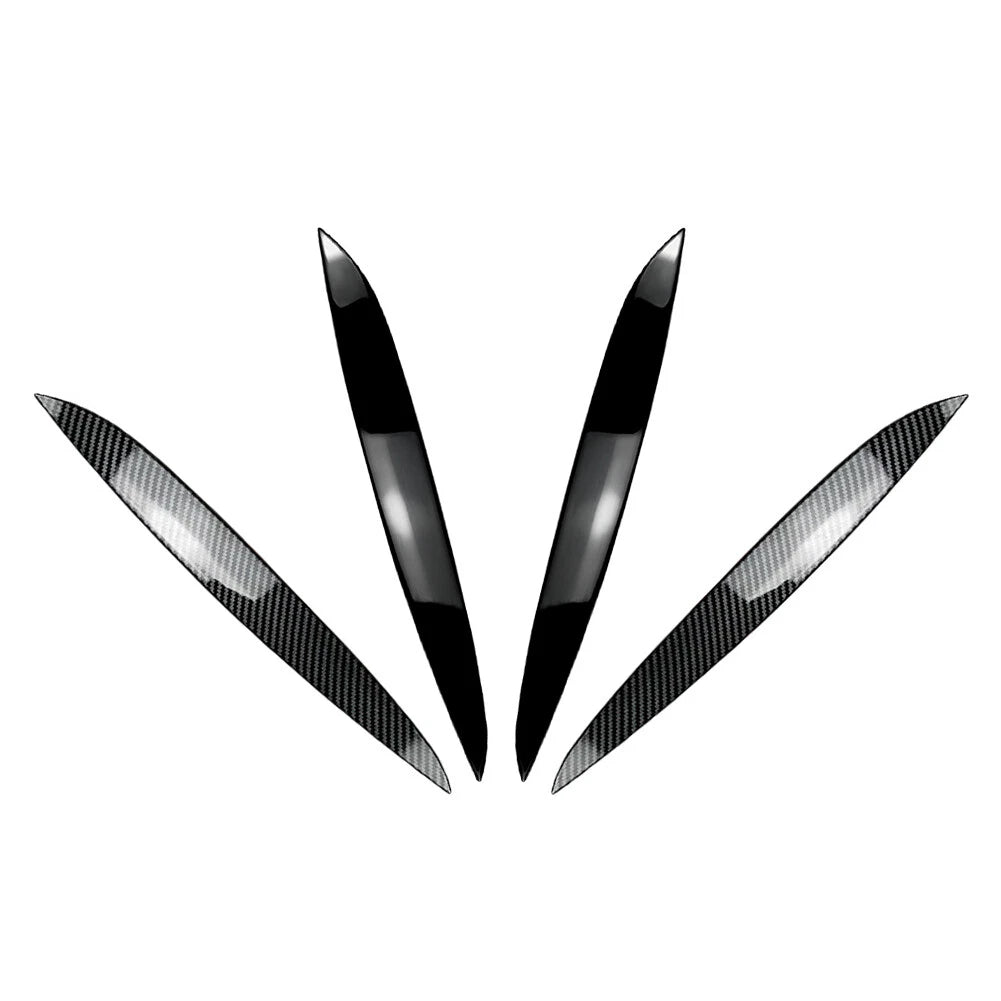 2 Pcs ABS Headlight Eyebrow Eyelid Trim for VW Golf MK4 (1997–2005)
