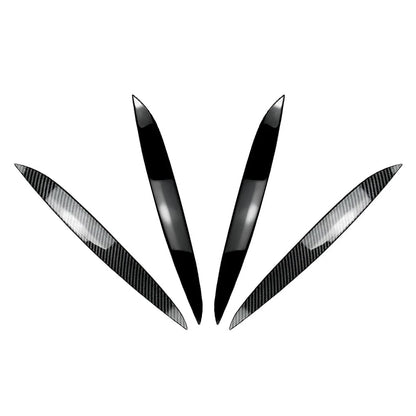 2 Pcs ABS Headlight Eyebrow Eyelid Trim for VW Golf MK4 (1997–2005)