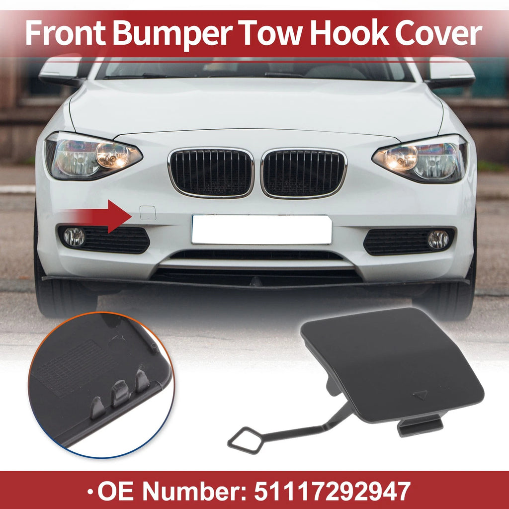 Front Tow Hook Cover Cap Replacement for BMW F20 1 Series (2012–2019)