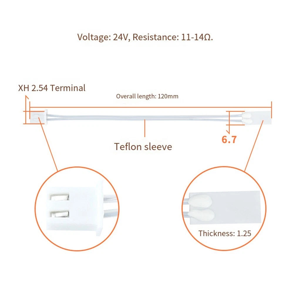 Heater for X1/X1C (24V)