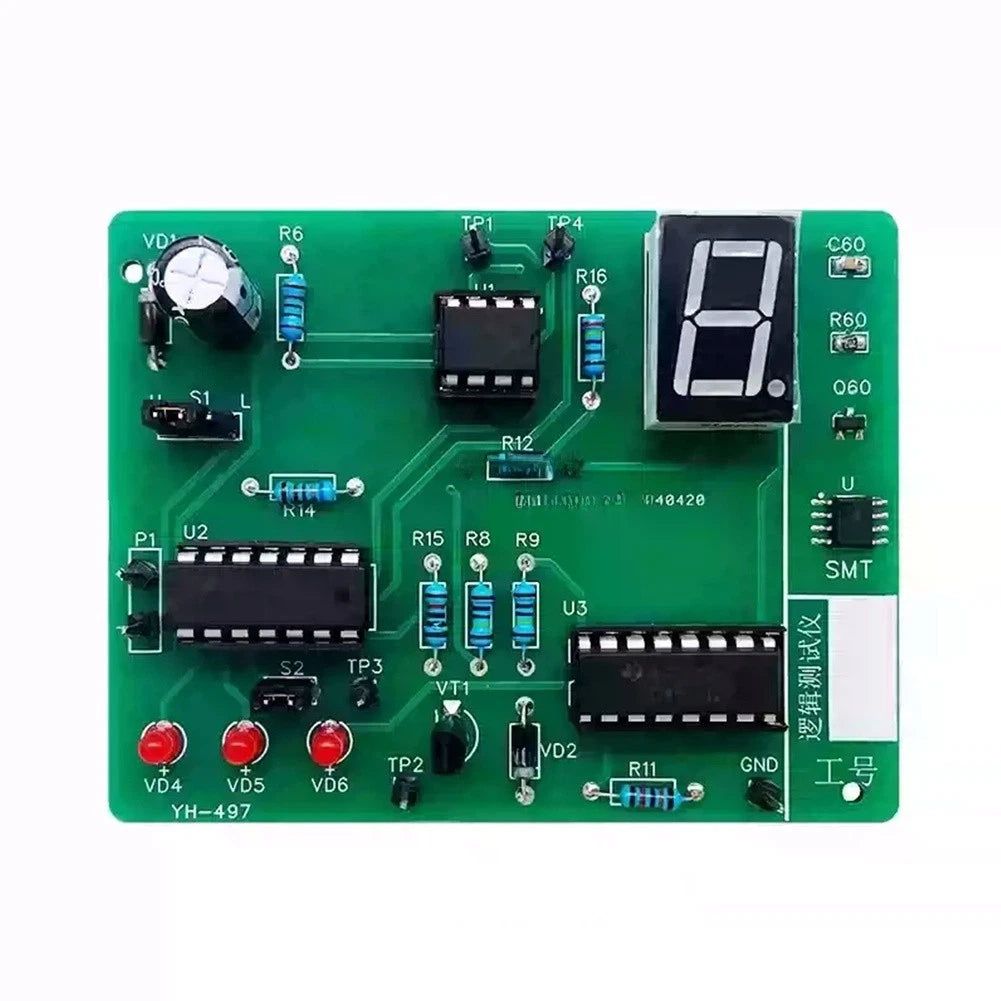Electronic Skill Practice Kit for Logic Tester and PCB Soldering