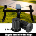Handlebar End Plugs Pair Replacement for 17.5–22mm Bike (Black) (2000–2000)