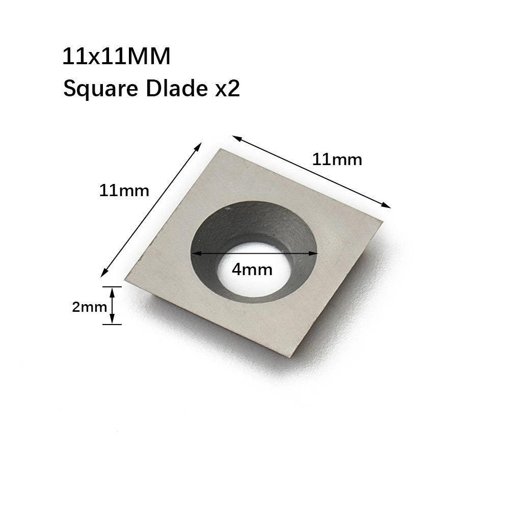 Set of 8 Tungsten Carbide Cutters Inserts for Wood Lathe Turning Tools