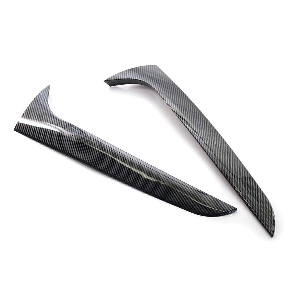 Fiber Look Rear Window Side Canard Splitter for Audi A4 B8 (2009–2016)