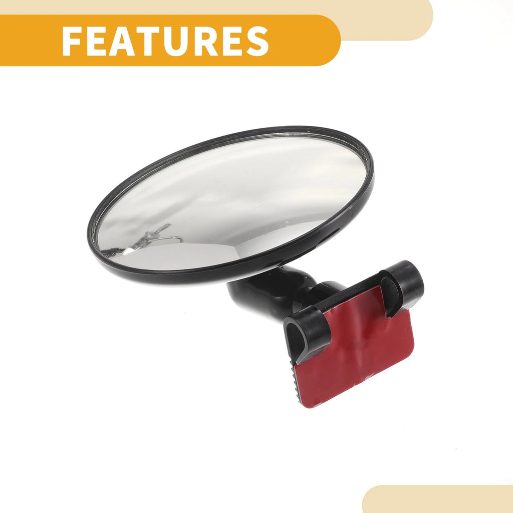 1 Pc Middle Blind Spot Mirror for Universal Fit (360 Degree Rotation)