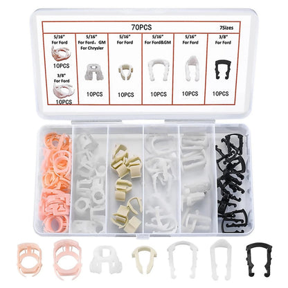 Fuel Line Retainer Clip Assortment for Ford (1990–2023)
