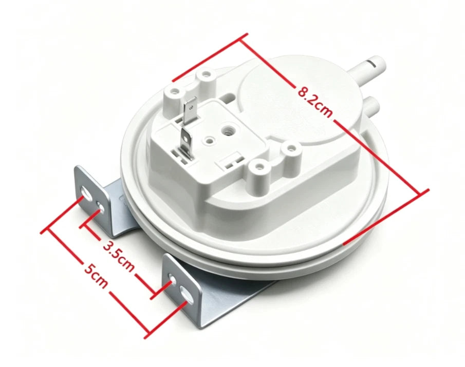 Wind Pressure Actuator Switch for Gas Water Heater Flue Systems