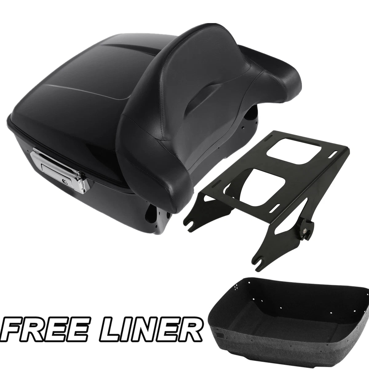 Trunk Mount Rack Backrest Pad for Harley Electra Glide (2014–Present)