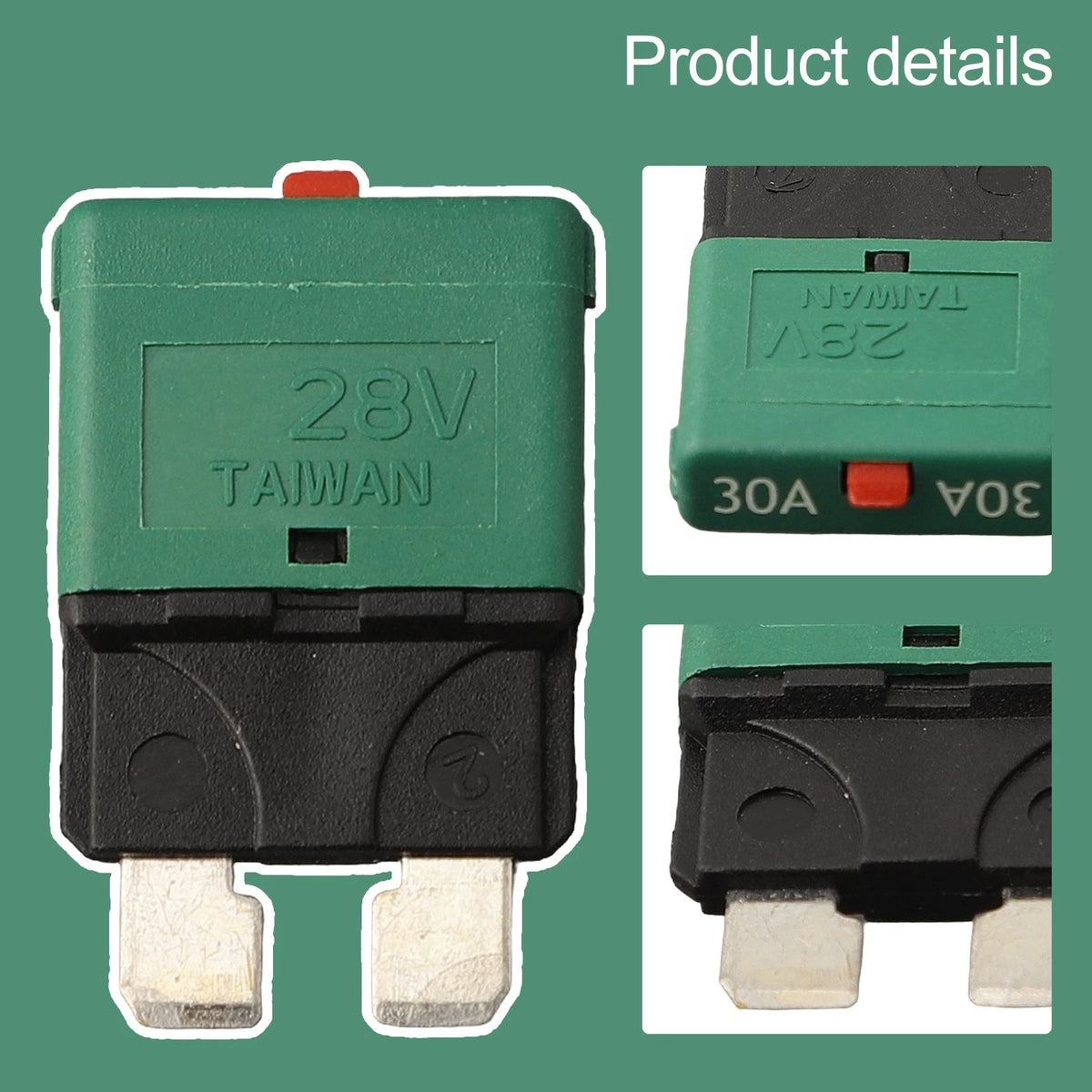 1Pcs Circuit Breaker Blade Fuse for Marine 12V/24V (5A-30A)