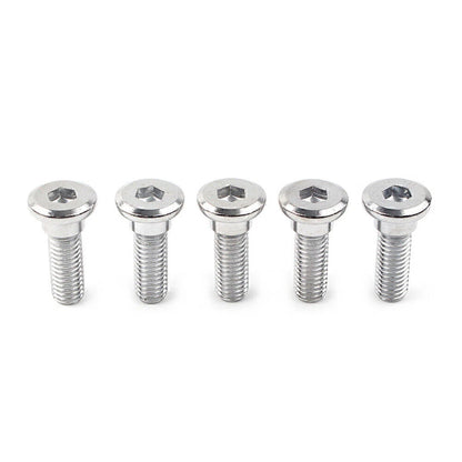 5x M8x25mm Steel Hex Socket Brake Rotor Screws Fasteners