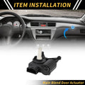 HVAC Heater Blend Door Actuator for Mercedes-Benz Sprinter 2006–2009