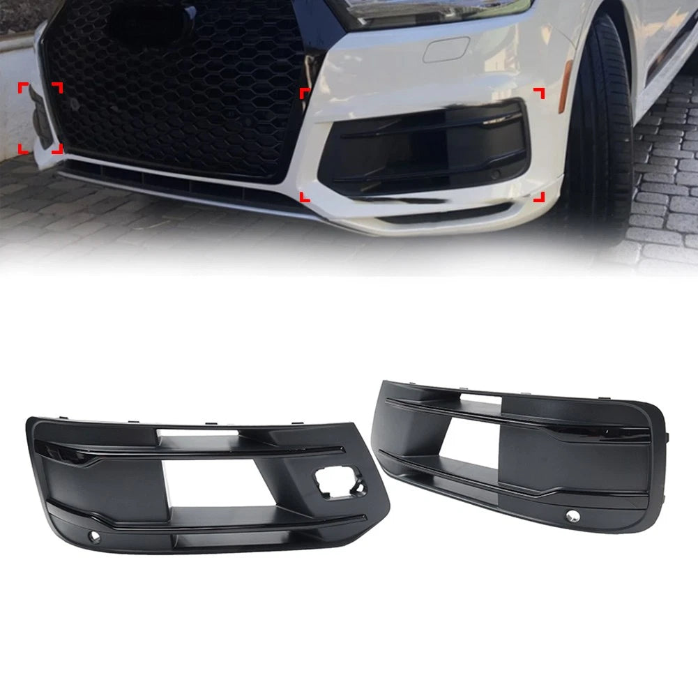 Fog Light Grille for Audi Q7 (2016–2019) 4M0807681T 4M0807682T