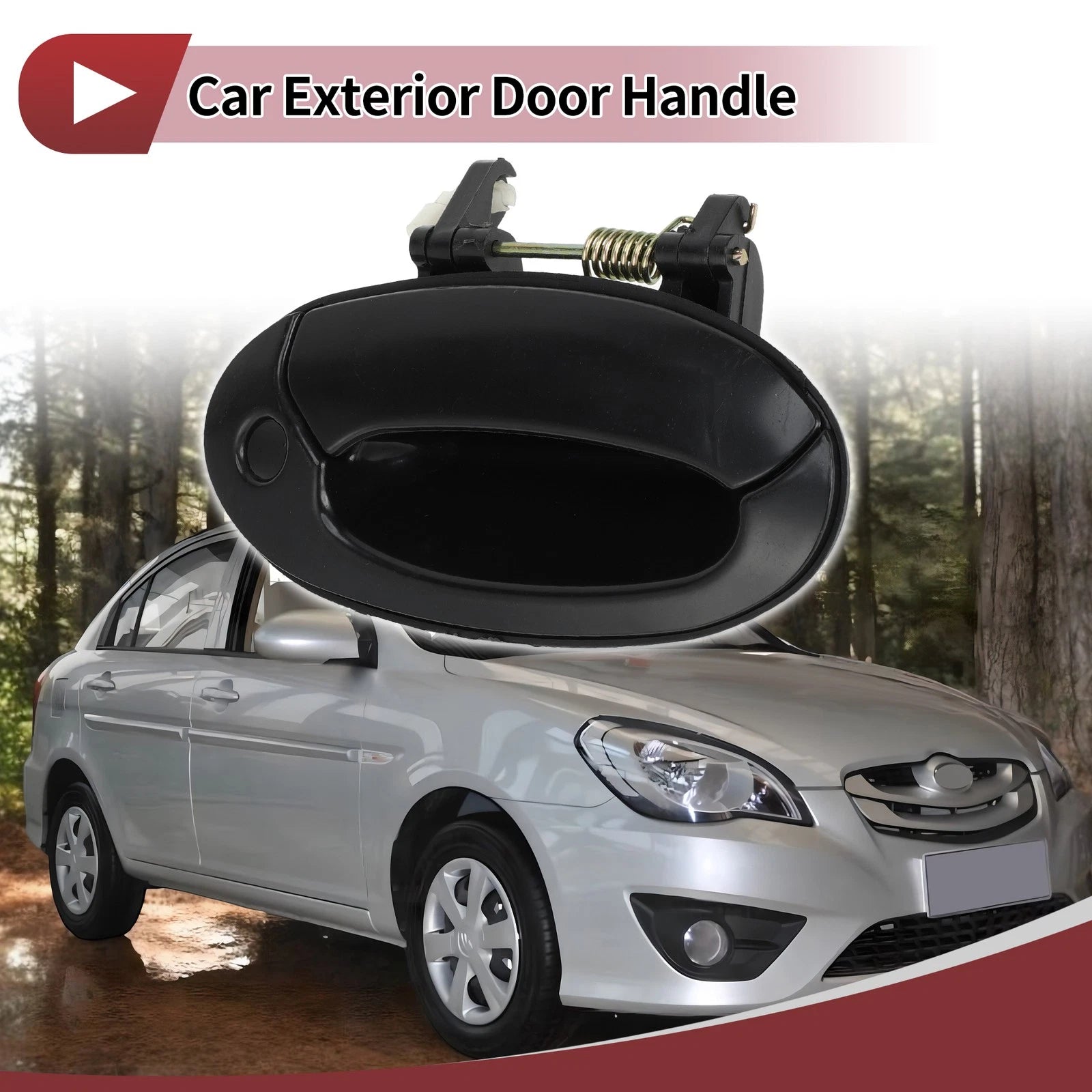 Exterior Door Handle Front Right Replacement for Hyundai Elantra (2011–2018)