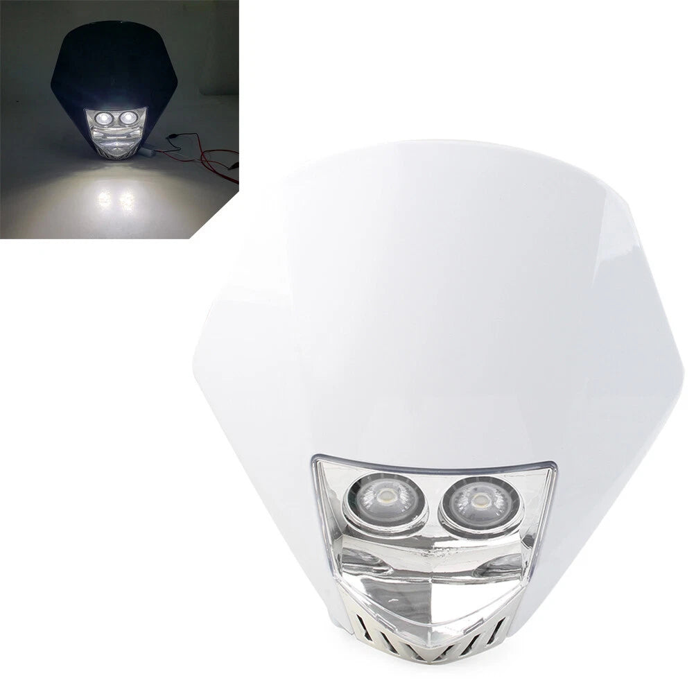 2X 6W LED Bulbs for Universal Modified Headlight (Dirt Pit Bike)