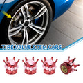 Valve Stem Caps Wheel Valve Cap Replacement Set for Car SUV Bike RV (4pcs)