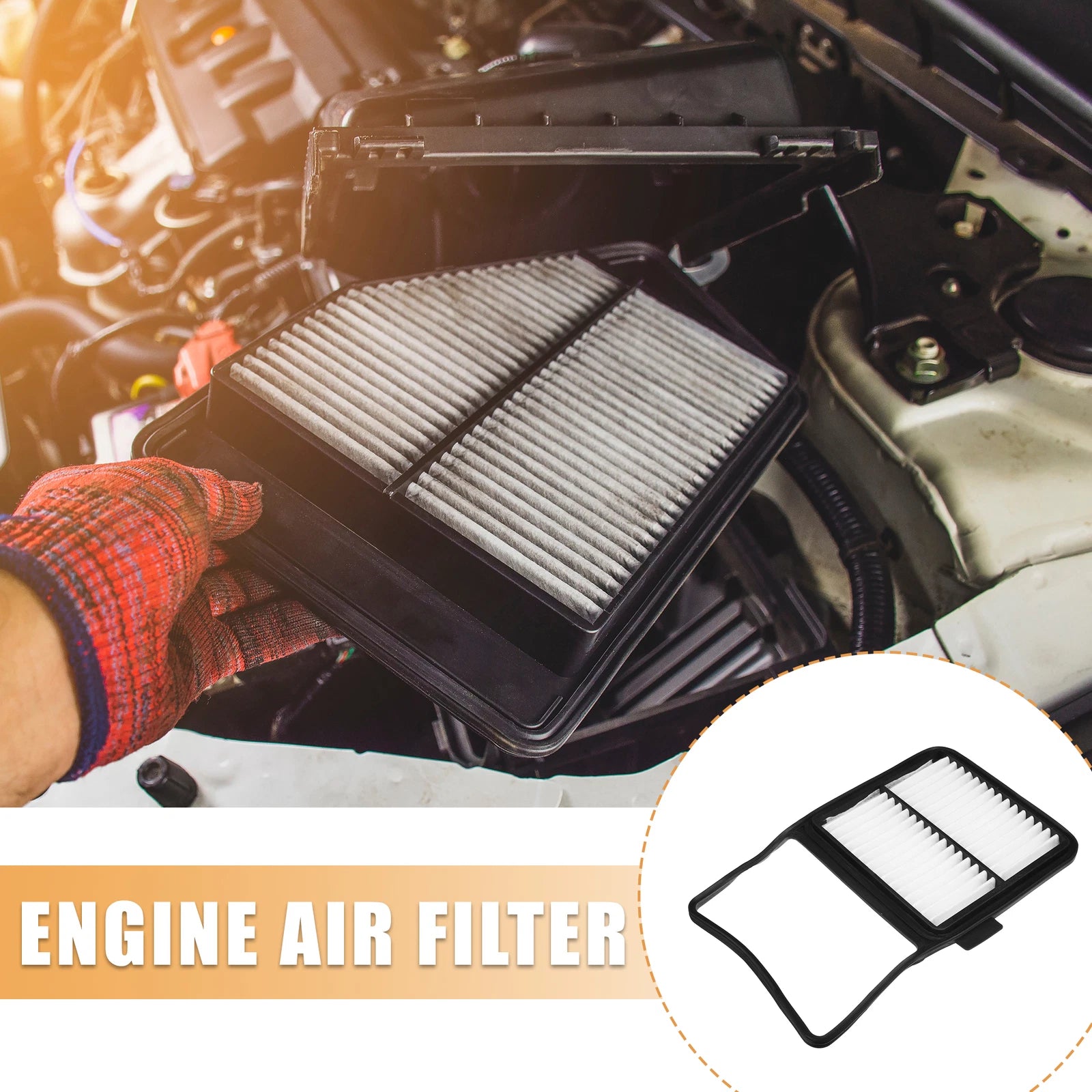 Engine Air Filter 17801-21040 for Toyota Prius (2004–2008)