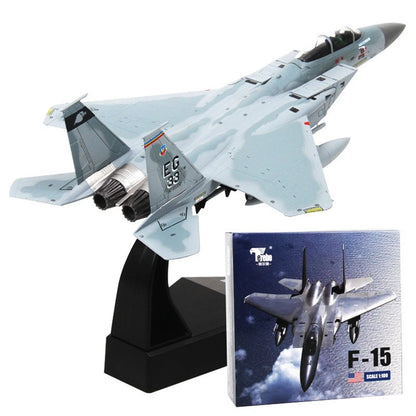 F-14/F-15 Aircraft Model Alloy Simulation Military Fighter Ornament