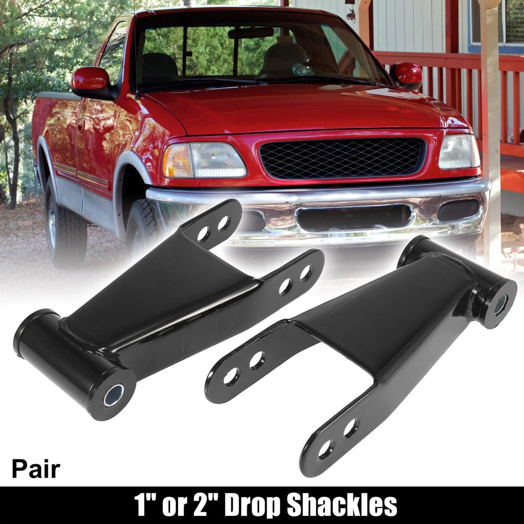 Lowering Shackles Adjustable 1-2 Inch Pair for Ford F-150 (2015–2019)