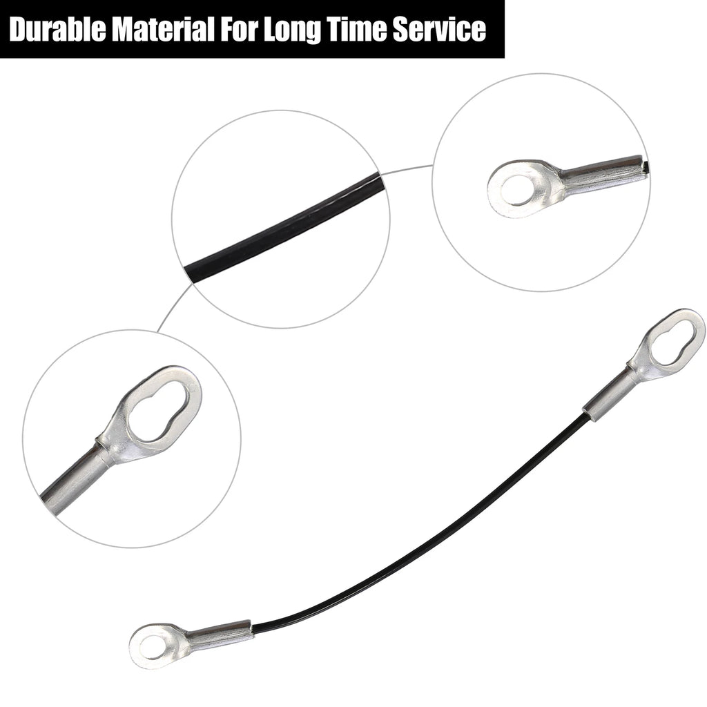 Lift Gate Support Straps Rear Tailgate Cables Set for Toyota Hilux (2005–2015)