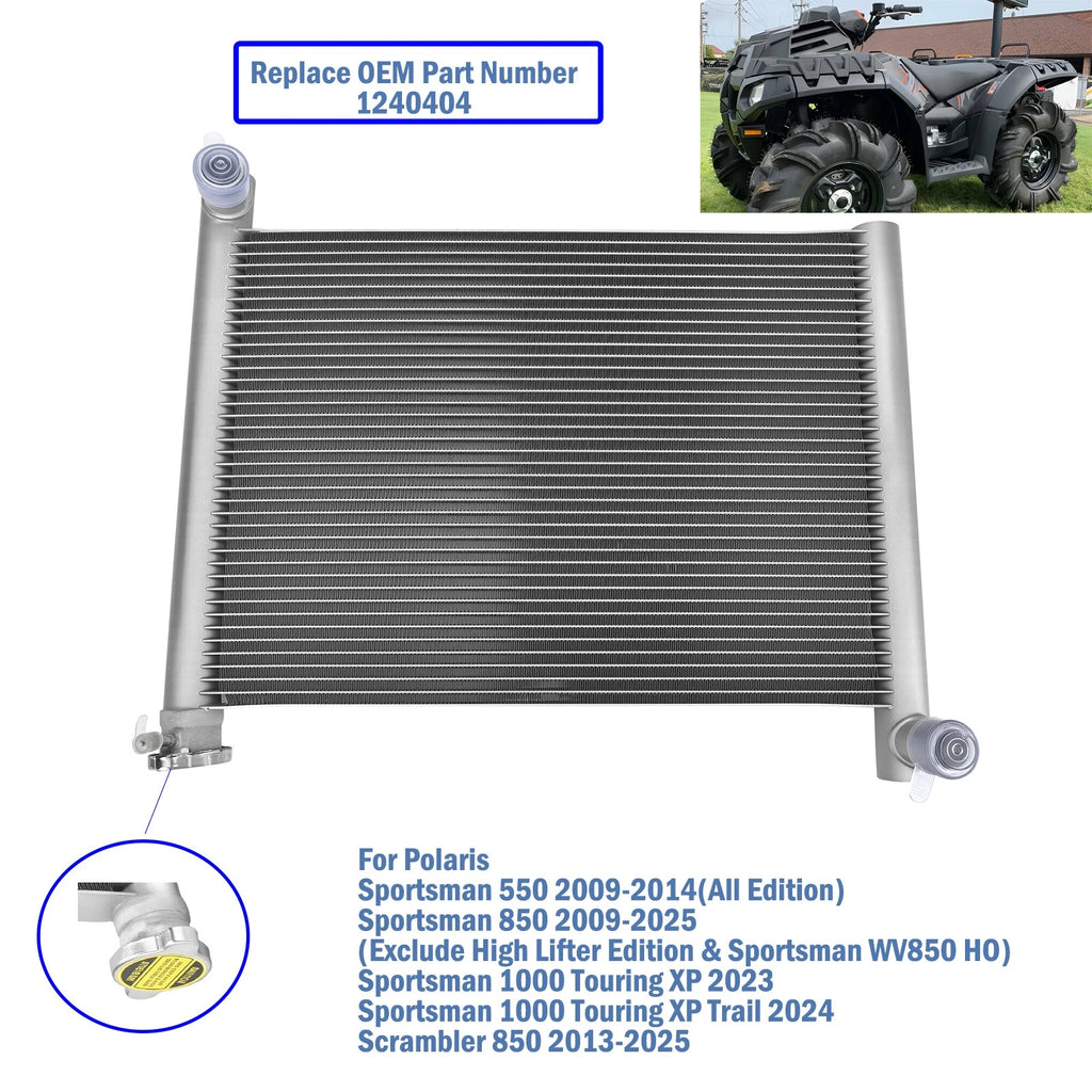 Radiator for Polaris Sportsman 550 850 XP SP 850 Scrambler 850 (2009–2025) 1240404