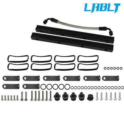 Intake Manifold Hardware Billet Fuel Rail Kit for LS LS1 LS2 LS3 LS6 (Aftermarket)