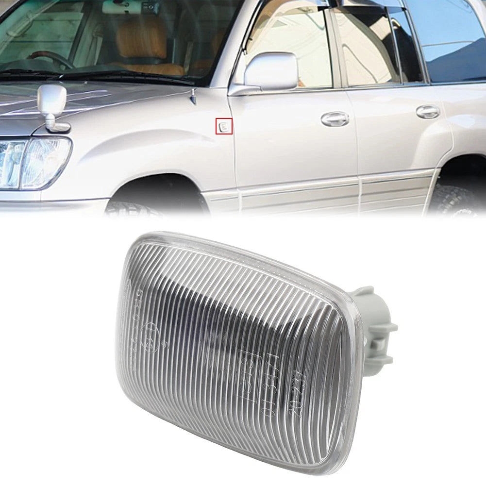 Fender Side Marker Light for Toyota Land Cruiser 70 80 90s (1990–1999) Clear