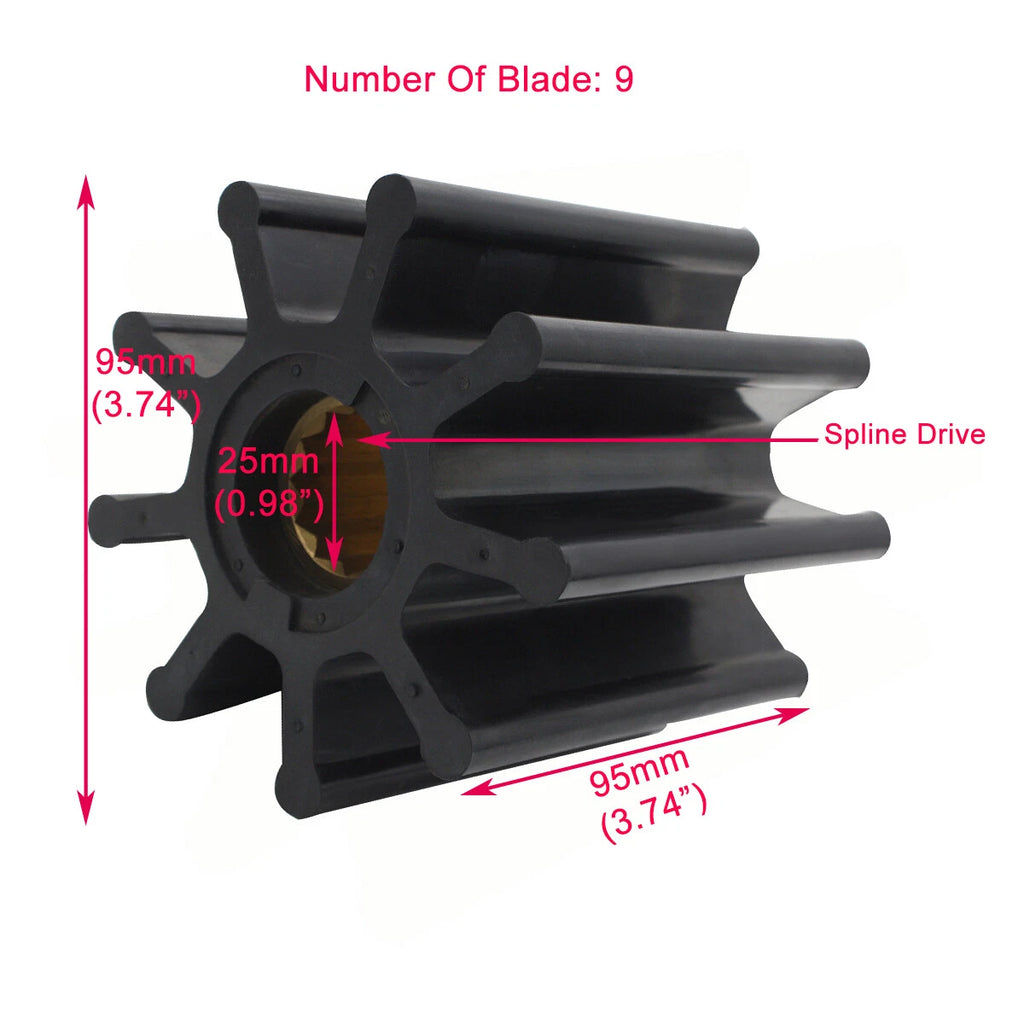 Water Pump Impeller for Yanmar (148687-42830, JMP 8250-01, DJ 090-09)
