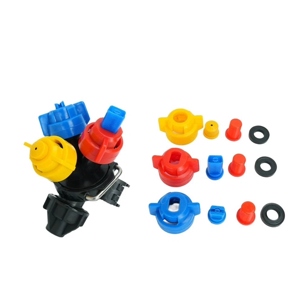 Triple-Nozzle Agricultural Sprayer with Anti-Drip, Wind-Resistant Design