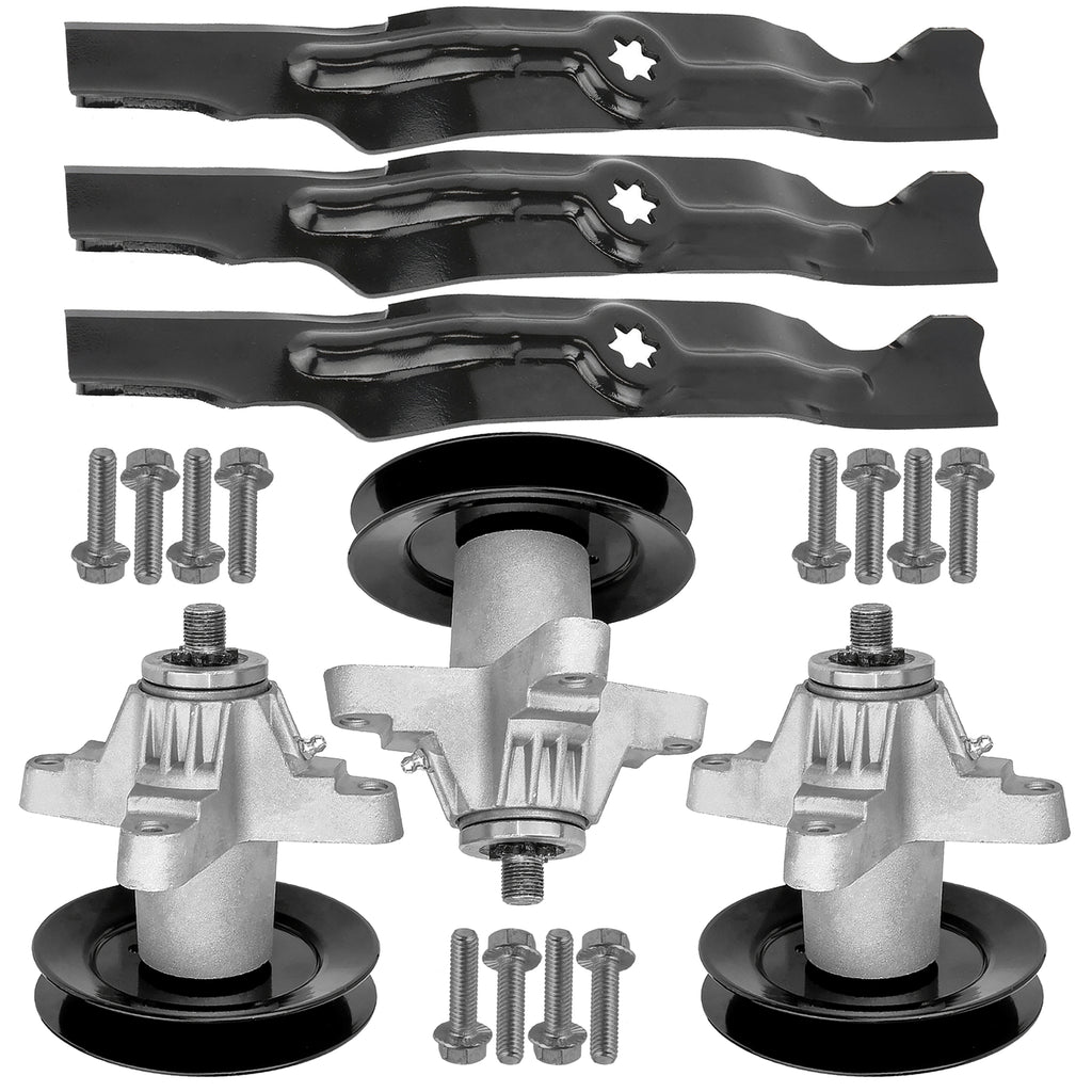Spindle and Blade Replacement for Troy-Bilt 50 Inch 17AF2ACP766 (2017–2018)