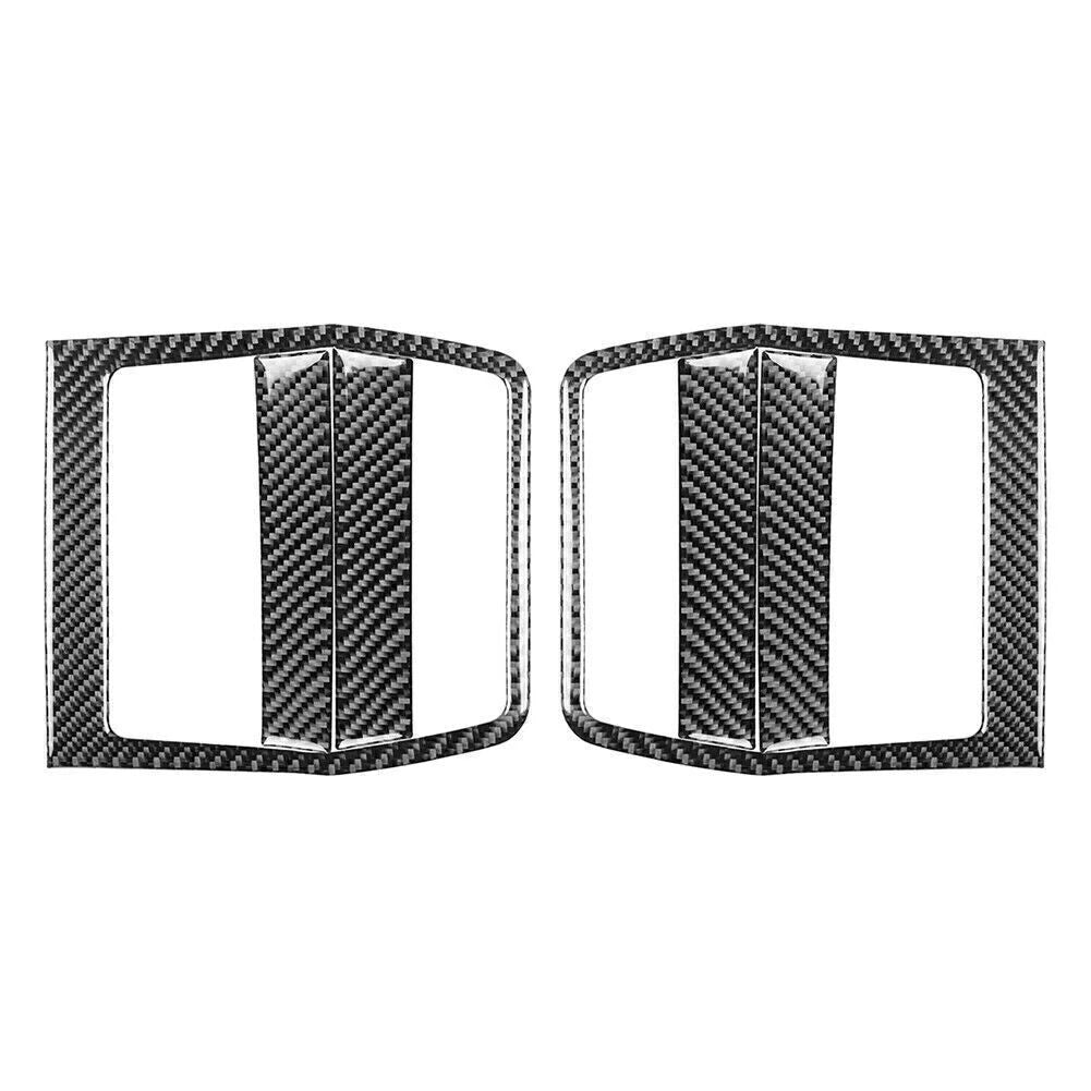 Carbon Fiber Interior Door Pusher Panel Cover Trims for Dodge Challenger (2008–2014)