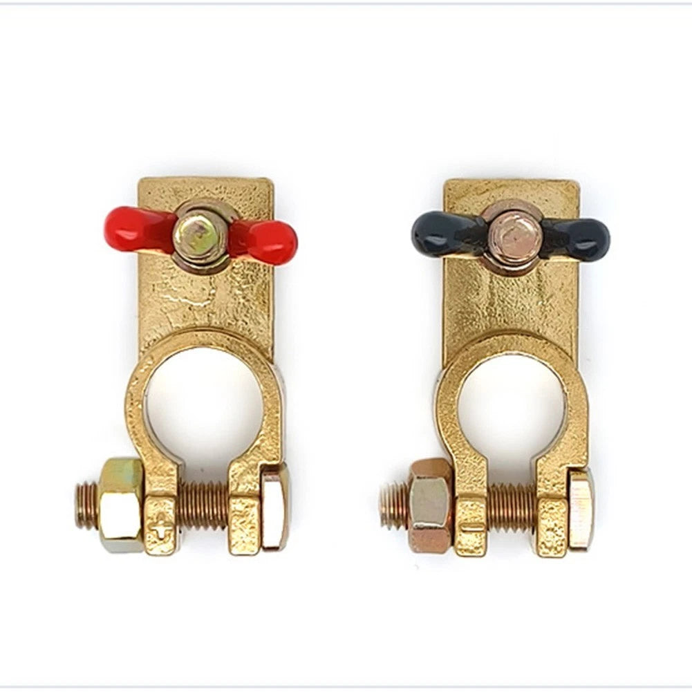 Solid Brass Battery Terminals for RVs and Automotive (12V)