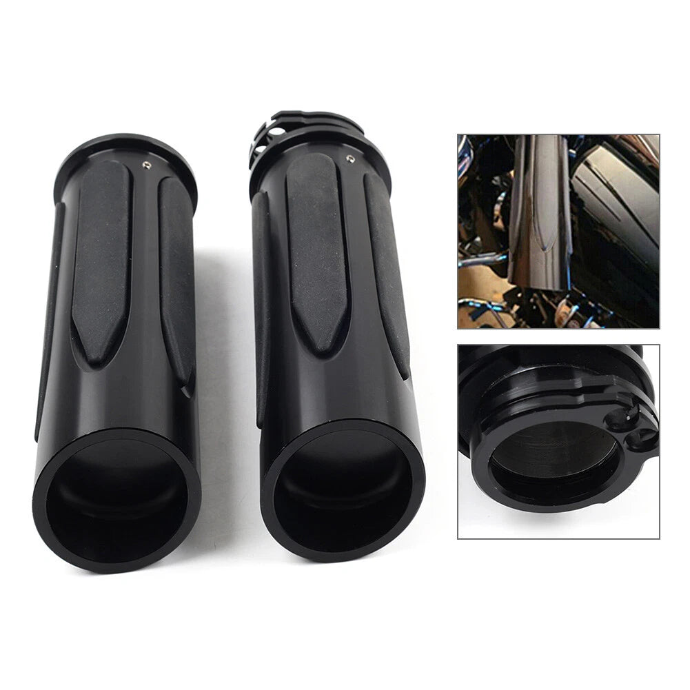 1" Handlebar Hand Grips for Harley Touring Electra Glide Dyna Softail