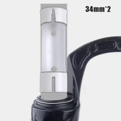 Plastic Sleeve Fork Sliders for Bicycle Forks (32-34mm Inner Tube)