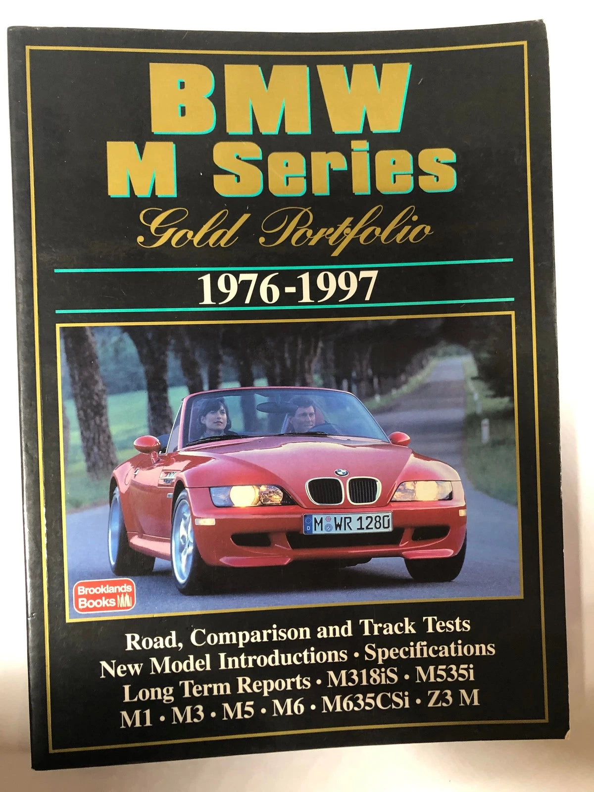BMW M Series Gold Portfolio Road Test Book (1976–1997)