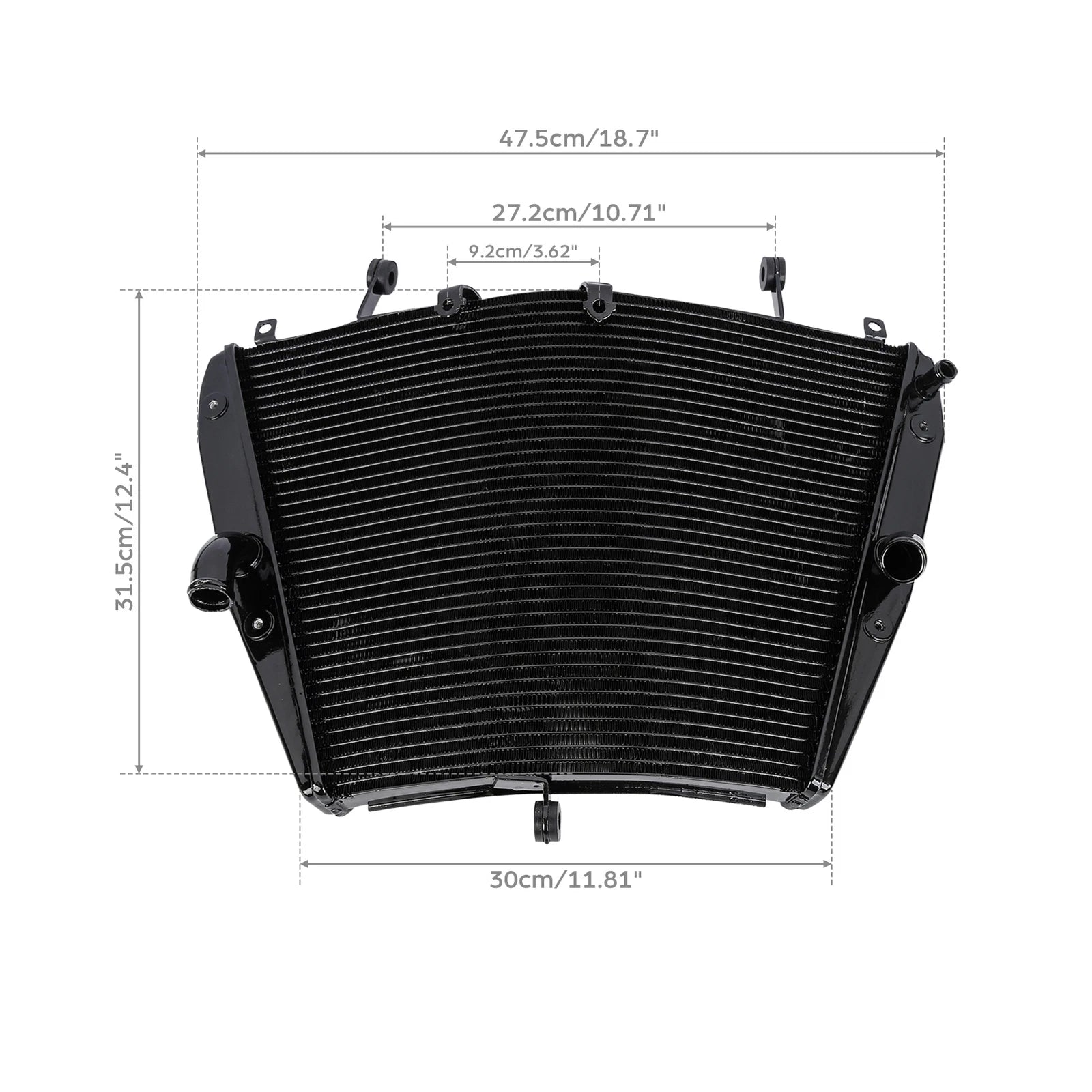 Engine Radiator Cooling Cooler for Honda CBR1000RR (2012–2016)