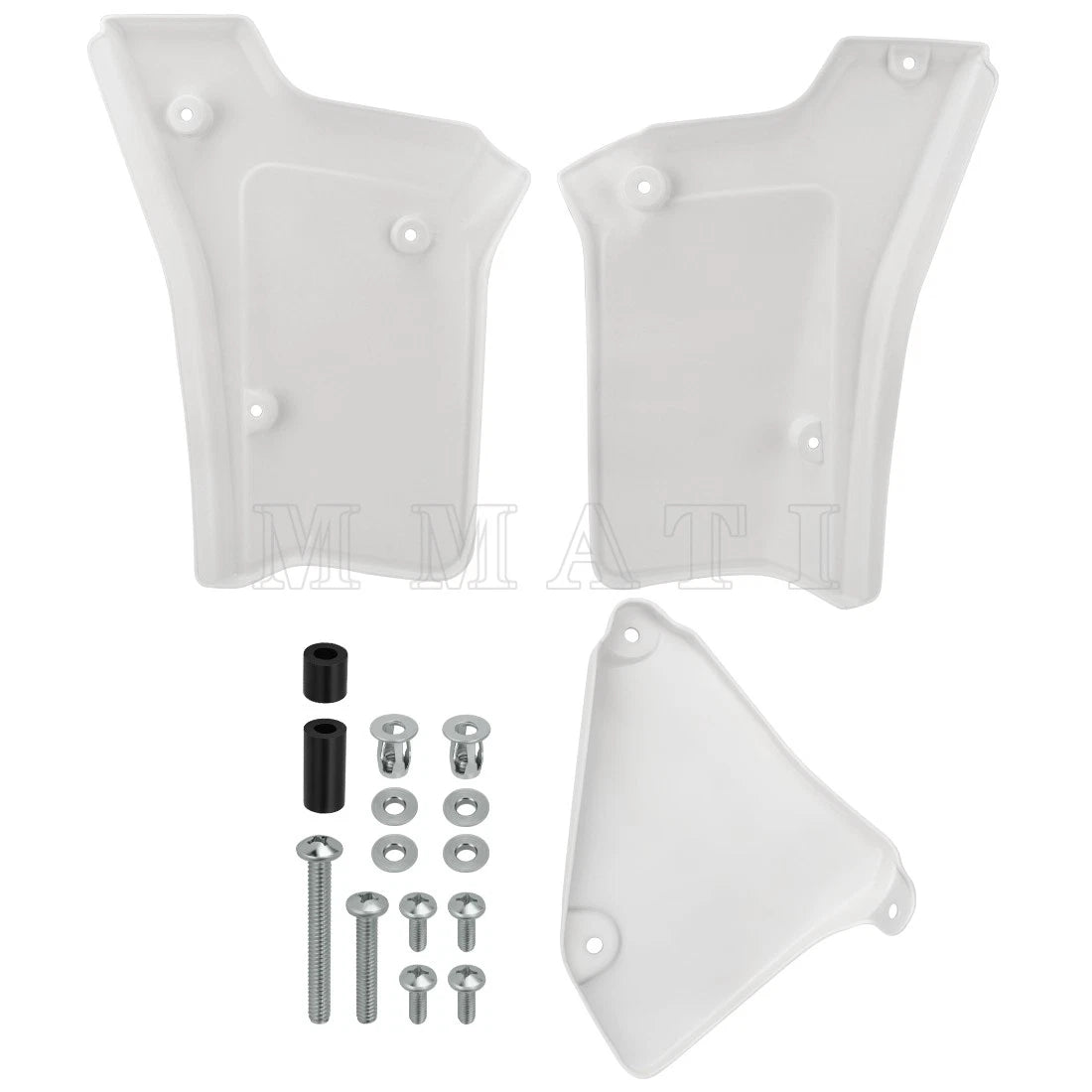 White Side Panel Covers for Honda XR250R XR200R (1984–2002)