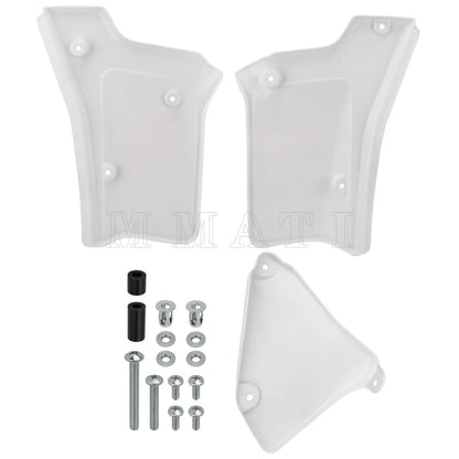White Side Panel Covers for Honda XR250R XR200R (1984–2002)