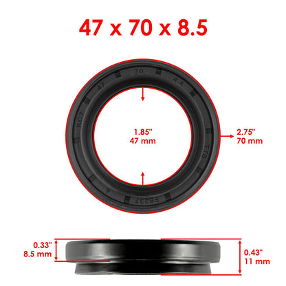 Rear Wheel Ball Bearings Seals Kit for Yamaha Kodiak 400 YFM400 (2003–2004)