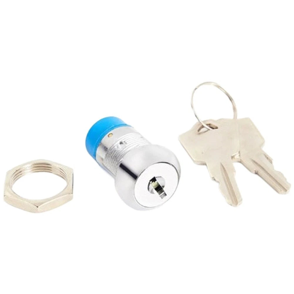 Security Reset Switch Lock Cylinder 19mm for Cabinets and Control Systems