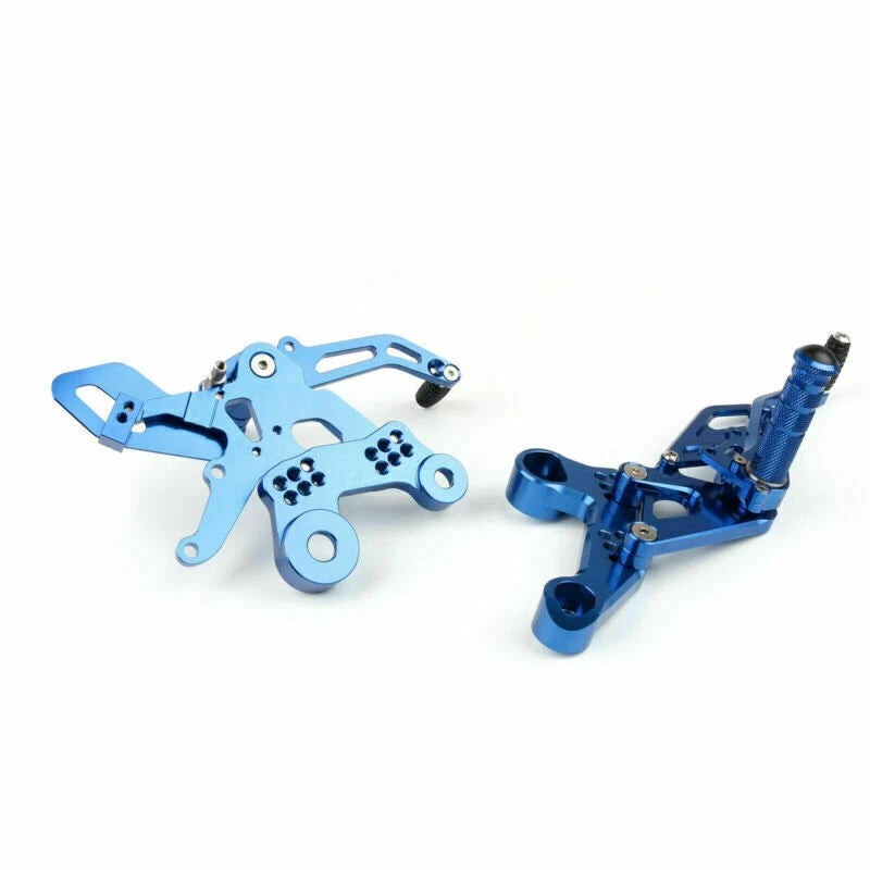 Blue Adjustable Rearsets Foot Pegs for Yamaha MT-09 FZ-09 (2014–2016) T9