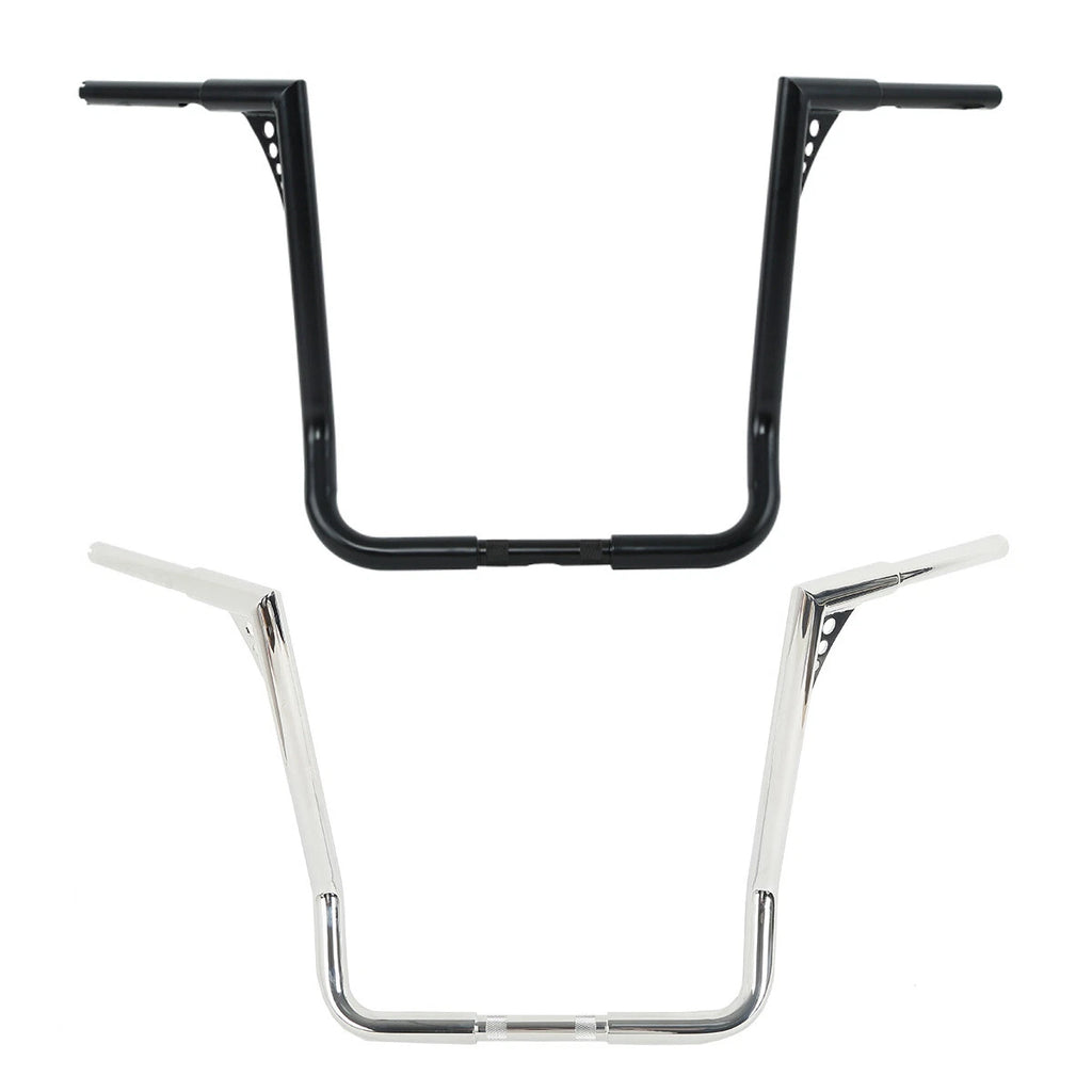 Chrome/Black 18" Ape Hanger Handlebar for Harley Electra Glide (1982–2024)