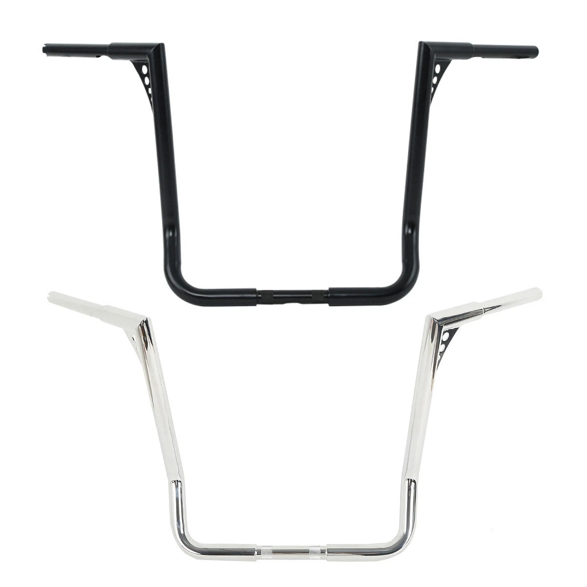 Chrome/Black 18" Ape Hanger Handlebar for Harley Electra Glide (1982–2024)