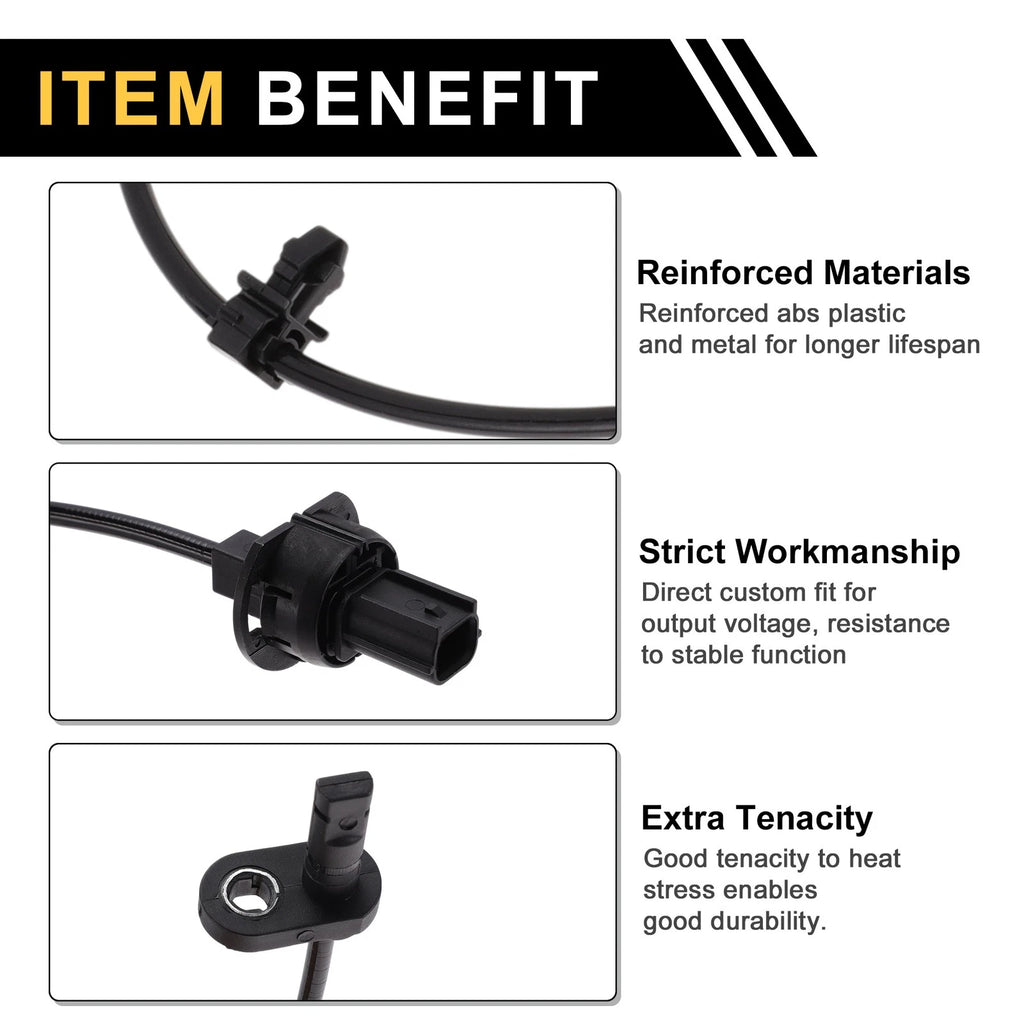 ABS Wheel Speed Sensor Right Front Replacement for Honda Crider (2014–2018)