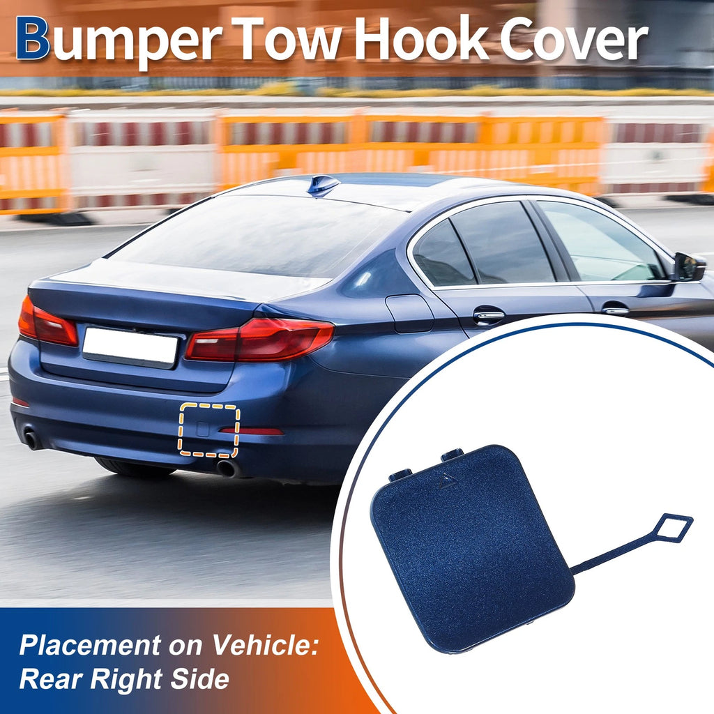 Rear Tow Hook Cover Replacement for BMW 530i 540i M5 (2017–2021)