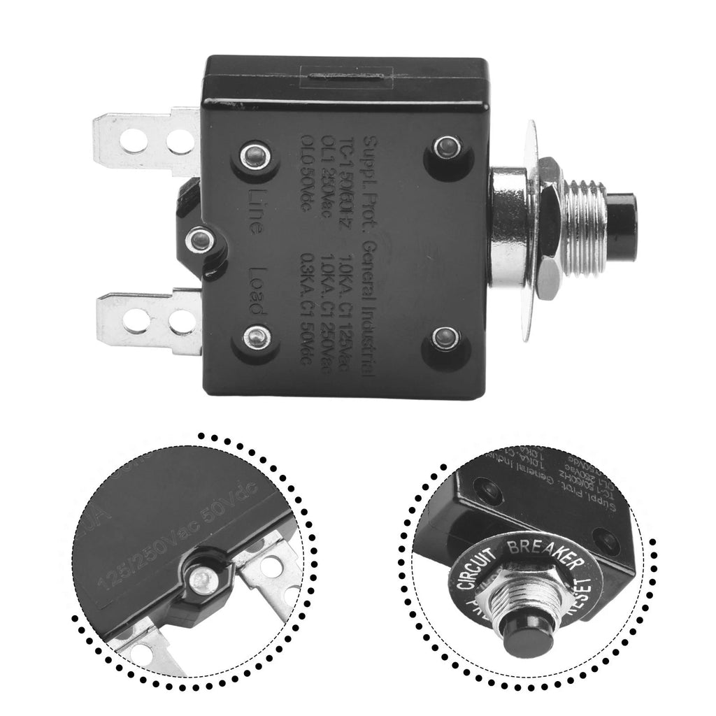 125 250V Manual Reset Overload Protector for Efficient Motor Protection